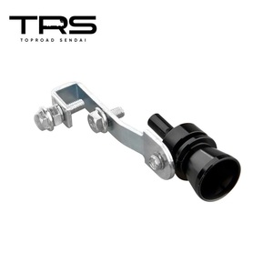 TRS マフラーホイッスル 笛 L 内径 44-55mm ブラック 328167