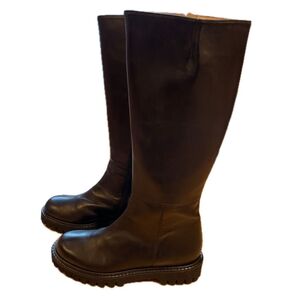 CORSO ROMA,9 コルソローマ.ノーヴェ ロングブーツ ブラック 黒 37 未使用保管品 ユナイテッドアローズ