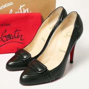 GO8840*イタリア製*クリスチャンルブタン Christian Louboutin*Size 37.5*レザーパンプス*シューズ*靴*ブラック