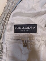 中古/秋冬/DOLCE＆GABBANA ドルチェ&ガッバーナ/46サイズ/キルティング ブルゾン 中綿 ライダース調 イタリア製 ワイルド /シルバー/_画像3