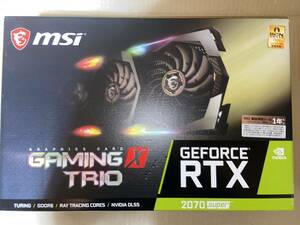 【ジャンク】 MSI Geforce RTX 2070 SUPER GAMING X TRIO GDDR6 8GB 3連ファン