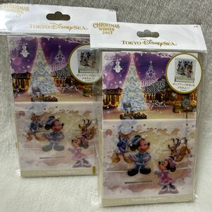 【即決】TDS ディズニー　クリスマスウィッシュ　メモ　2017　ポップアップメモ　定価９００円 ２個セット