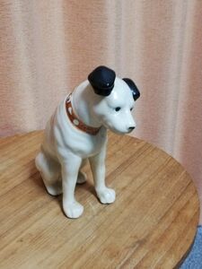 ビクター 犬 陶器 置物 Victor アンティーク