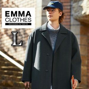 オーバーサイズ ビーバーメルトン ロングチェスターコート　EMMA CLOTHES