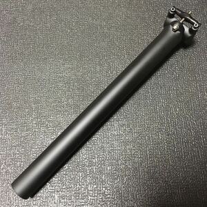 * new goods!! bicycle super light weight carbon sheet post mat black φ31.6/350mm *