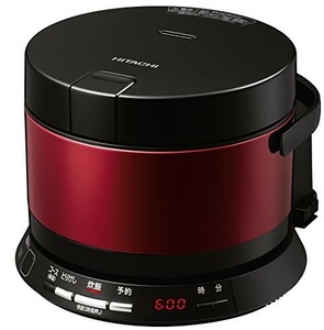  Hitachi rice cooker 2.IH type wooden container for cooked rice . serving tray compact & simple strike included iron boiler RZ-WS2M R