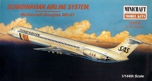 プラッツ 1/144 MD-81 スカンジナビア航空 プラモデル MC14474