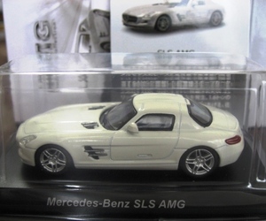 京商　サンクス　ベンツ　ＡＭＧ　ＳＬＳ　白　　