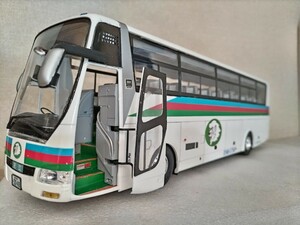 フジミ模型 1/32 近江鉄道バス3794(三菱ふそうエアロクィーンSHD)素人組立品
