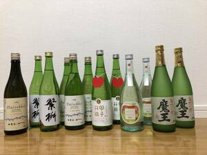 美味しい日本酒 & 魔王　720ml 12本セット 大雪渓　繁桝　甲子