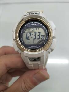 【非売品】【中古】G-SHOCK 腕時計 ホワイト ジョージア景品 タフソーラーr