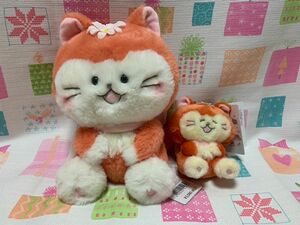  ディズニー　猫の日　cat day2023　ダイナぬいぐるみ + キーチェーン２点セット　