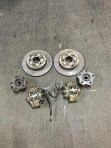  Nissan original HCR32 Skyline GTS type M rear brake caliper 2POT left right set disk 5 hole Silvia Skyline 