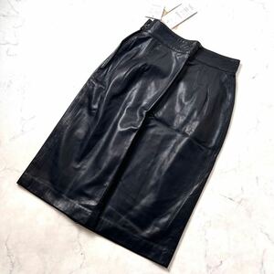  new goods regular price 7 ten thousand ram leather skirt pcs shape original leather regular price 7 ten thousand S lustre equipped lining slit 9 black black lady's 231214