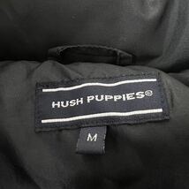 美品 肉厚ダウンジャケット ハッシュパピー ダウン50％ コート M スタンドカラー ブラック 黒 HUSH PUPPIES メンズ 231221_画像9