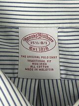 ブルックスブラザーズ Brooks Brothers 長袖シャツ ストライプ 長袖 シャツ ボタンダウンシャツ 古着 Mサイズ ビジネス フォーマル_画像2