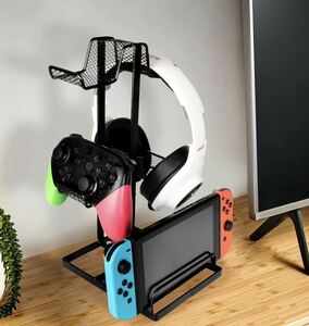 ー大特価ー Calife ゲームコントローラー収納ラック コントローラースタンド PS5/PS4/Switch 等 対応可能 卓上ゲーム機スタンド 組立式 