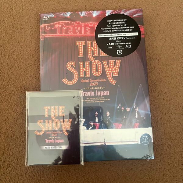 Travis Japan Debut Concert 2023 THE SHOW～ただいま、おかえり～ 通常盤 初回プレス　