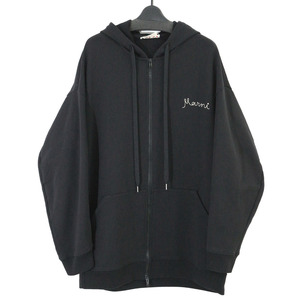 MARNI 21SS oversized hoodie ロゴ刺繍オーバーサイズドジップアップパーカー 36 FLJE0103X0UTCZ58 マルニ