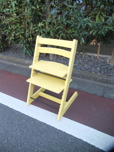 STOKKE Tripp Trapp Chair Yellow 高さ調整チェア ストッケ トリップトラップ イエロー チェア 子供椅子 ベビーチェア チャイルドチェア