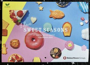 カレンダー　壁掛けカレンダー　2024年度　SWEET SEASONS DAIWA HOUSE