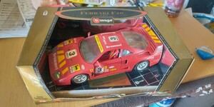 FERRARI フェラーリ ブラーゴ burago 1/18 F40 1987 No3 レッド イタリア製 中古品 3332