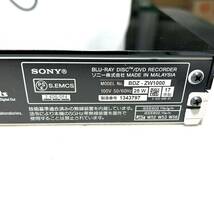 SONY ソニー ブルーレイディスクレコーダー BDZ-ZW1000 通電のみ確認 (B2353)_画像4