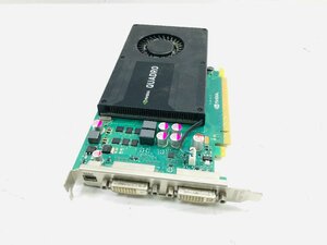 中古動作品　グラフィックボード NVIDIA Quadro K2000D 2GB EQK2000-2GEBD