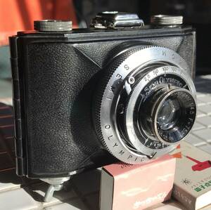 リコー セミオリンピック 75mm f4.5 理研光学 ニューオリンピック セミ判 1937年 戦前 フィルムカメラ 中判カメラ アンティークカメラ