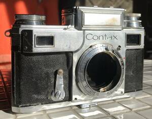 ZEISS IKON ContaxⅢ 本体のみ シャッター動作 距離計動作 ツァイスイコン コンタックス3 戦前 35mm フィルムカメラ アンティークカメラ