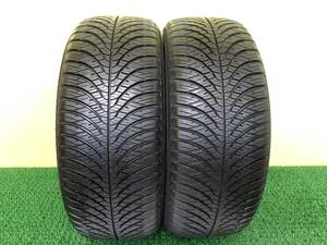 11515 中古 2本 215/55R17 98W ヨコハマ ブルーアース 4S AW21 オールシーズン 2021年製 215 55 17 215-55-17 215/55/17