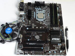 MSI マザーボード H170A PC Mate / LGA1151◆Pentium G4500 3.50GHz/Crucial 4GB×2*現状品