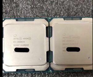 Intel xeon E5-2680v4　2個セット正規完動品 ＠送料無料　