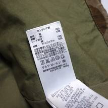 【Denim & Supply Ralph Lauren M65 フィールドジャケット XS（165/88）】袖ワッペン カモ デニム＆サプライ 加工 ミリタリージャケット_画像9