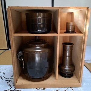 茶道具　秀峯　皆具　唐金　美品　古美術　骨董品