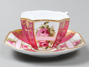 B0qE Fine Porcelain HIROKO KOSHINO 薔薇 カップ＆ソーサー 150ml