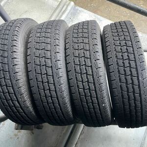 トーヨー　DELVEX 934 145/80R12 80/78N.LT　中古スタッドレスタイヤ　4本セット