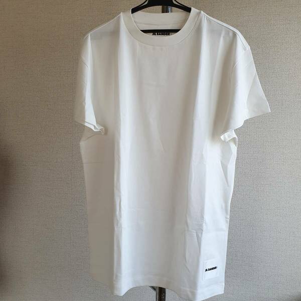 【新品・未使用】Jil Sander ロゴラベル コットンTシャツ 3枚セット　ホワイト　J47GC0001J45048　Mサイズ