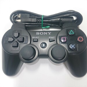 【清掃済み】PS3 純正 コントローラー DUALSHOCK3 SONY デュアルショック3 USBケーブル ブラック