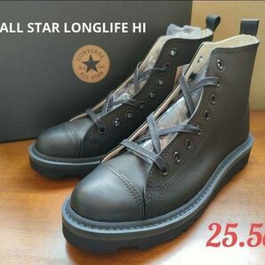 ①1stモデル【新品未使用】LEA ALL STAR LONGLIFE HI　25.5cm BLACK