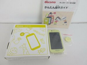 【ジャンク品】docomo　キッズ携帯　SH-03M　【家電-230】