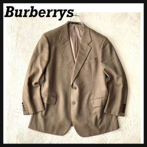 【美品】90s Burberrys バーバリー ウール ジャケット テーラード ブレザー チェック ヴィンテージ XL
