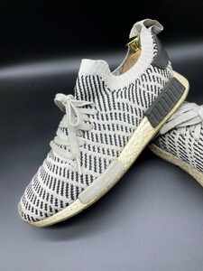 衝撃プライス！『最強の1足！』【adidas アディダス/オリジナルス NMD_R1 STLT】高級ランニングシューズ！灰黒/jp28.5cm！12.18