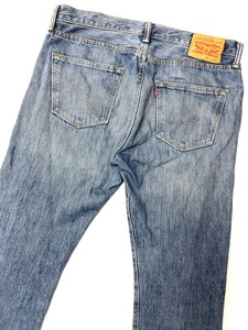 衝撃プライス！『ファン待望モデル！』【Levi's リーバイス/501】ヴィンテージ ボタンフライジーンズ/デニムパンツ【W34/L32】Q58