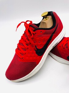 衝撃プライス！『最強の1足！』【NIKE/ナイキ ダウンシフター7】高級ランニングシューズ！レッド×ブラック/jp25cm！12.29