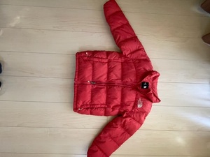 THE NORTH FACE 赤色ダウン　120cm