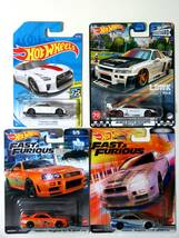 ホットウィール　ホットホイール　hot　wheels　ブールバード　BNR34　R35　スカイライン　GT-R　シルエット ワイルドスピード_画像1