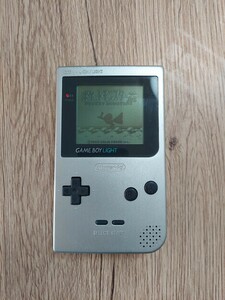 任天堂 ゲームボーイライト シルバー GAMEBOY LIGHT　動作品