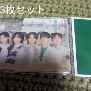 seventeen クリアカード 3枚セット セブンイレブン おまけ付き
