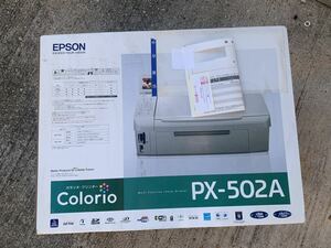 【1円から】EPSON インクジェットプリンター Colorio カラリオ PX-502A 新品未開封